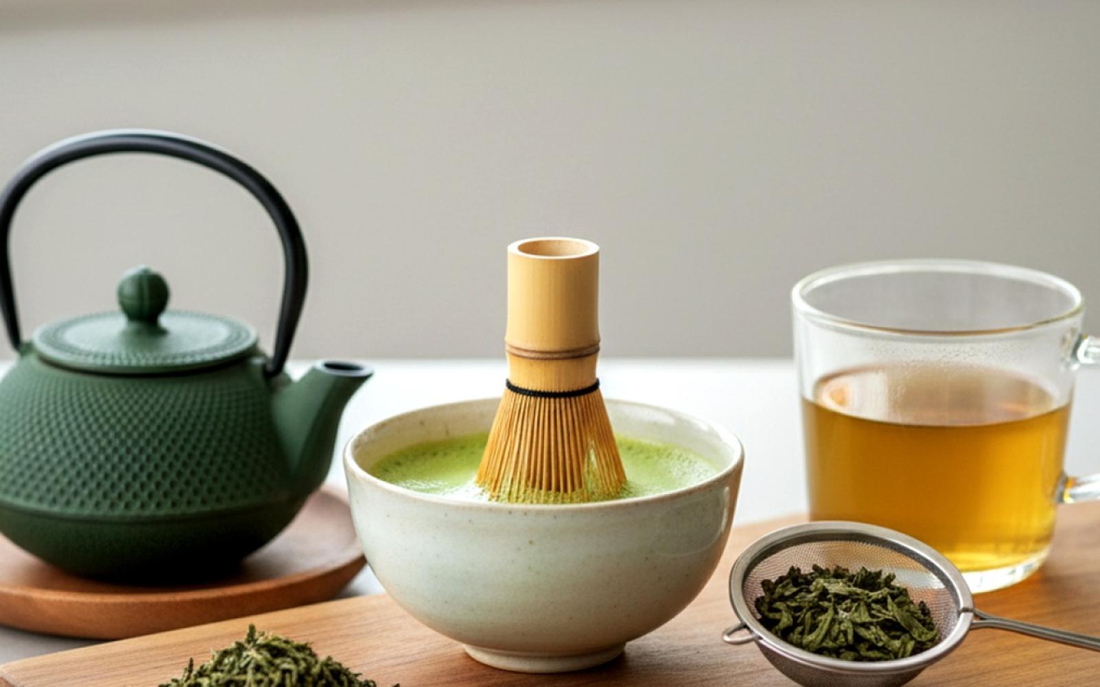 الماتشا والشاي الأخضر: مزيج يضاعف فوائد الصحة ويعزز مضادات الأكسدة لديك