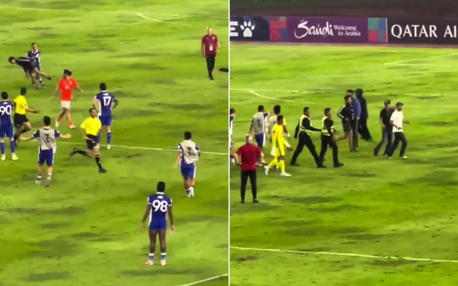 فوضى جماهيرية في إندونيسيا: حكم سعودي ينجو بأعجوبة من محاولة اعتداء جماهيري بعد مباراة مثيرة