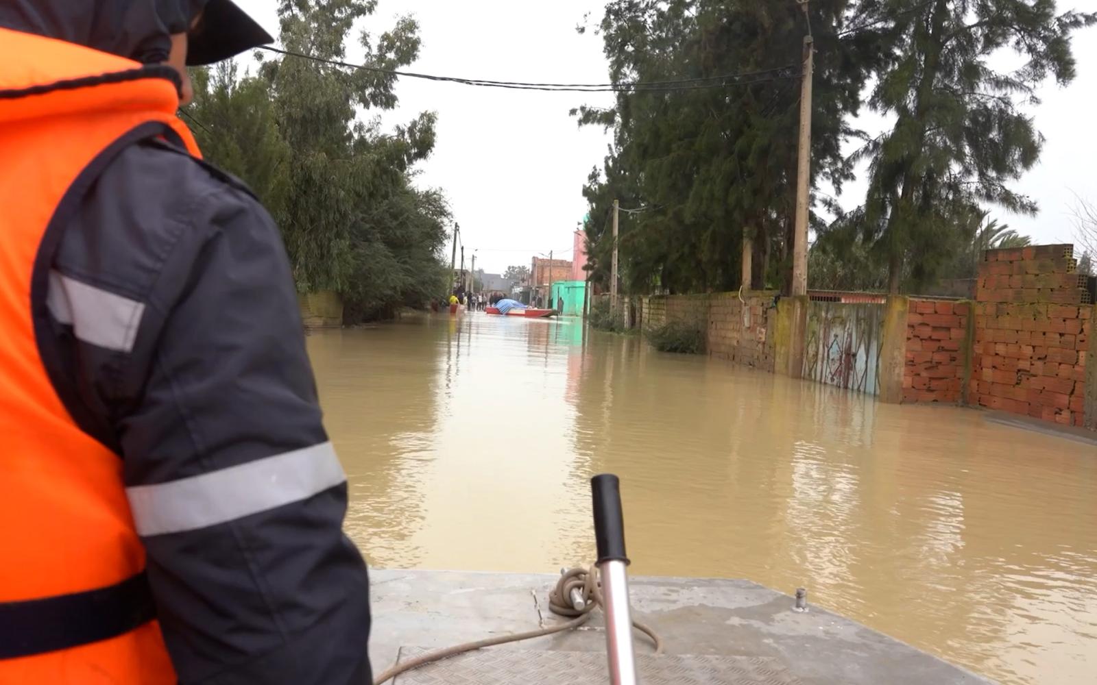 فيضانات المغرب تحول قرية "لكفيفات" إلى جزيرة معزولة وتدمر البنية التحتية