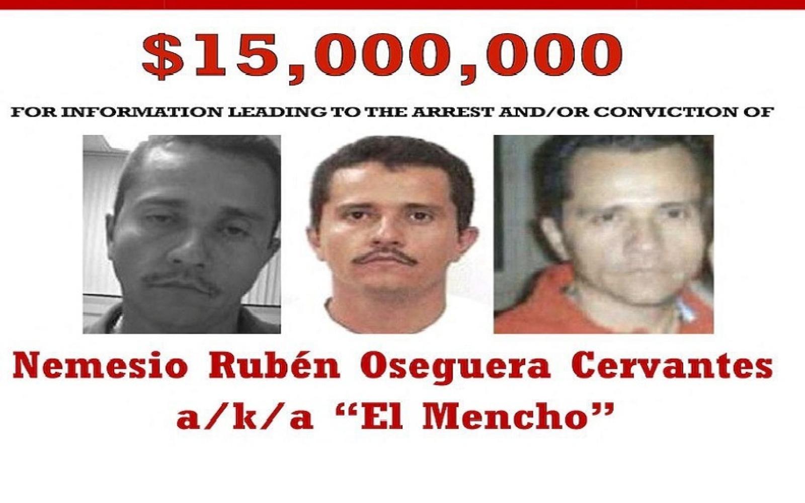 واشنطن ترصد مكافأة ضخمة للقبض على "إل مينتشو" زعيم أخطر عصابات المخدرات في المكسيك