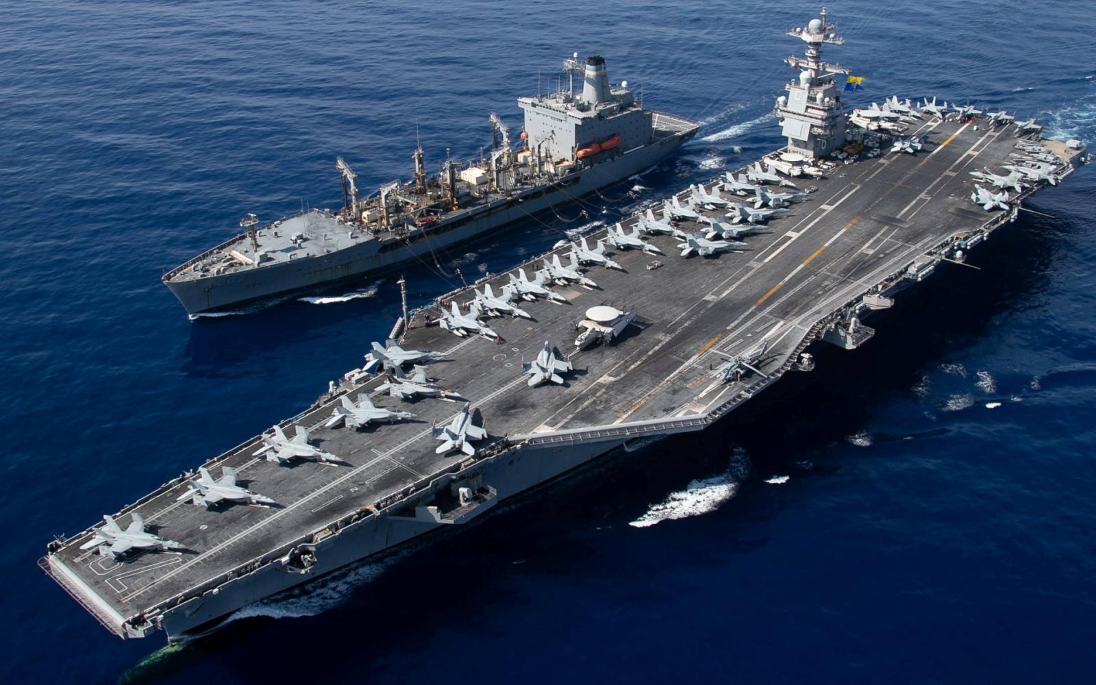 "جيرالد فورد" تثير التساؤلات: هل تدق أكبر سفينة حربية في التاريخ طبول الحرب؟