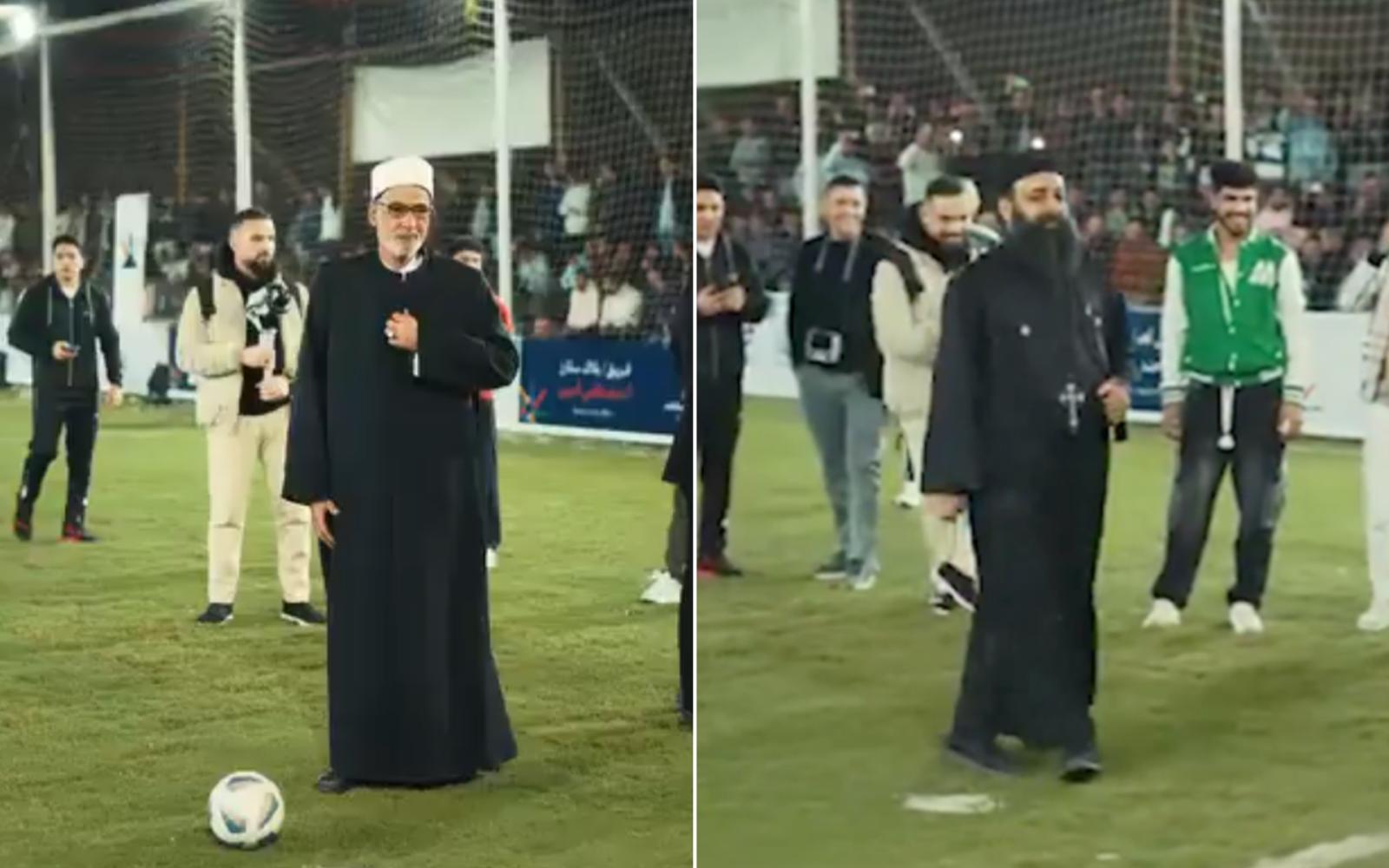 تحدٍ كروي رمضاني يجمع شيخًا وقسًا في مصر يثير تفاعلاً واسعًا على منصات التواصل