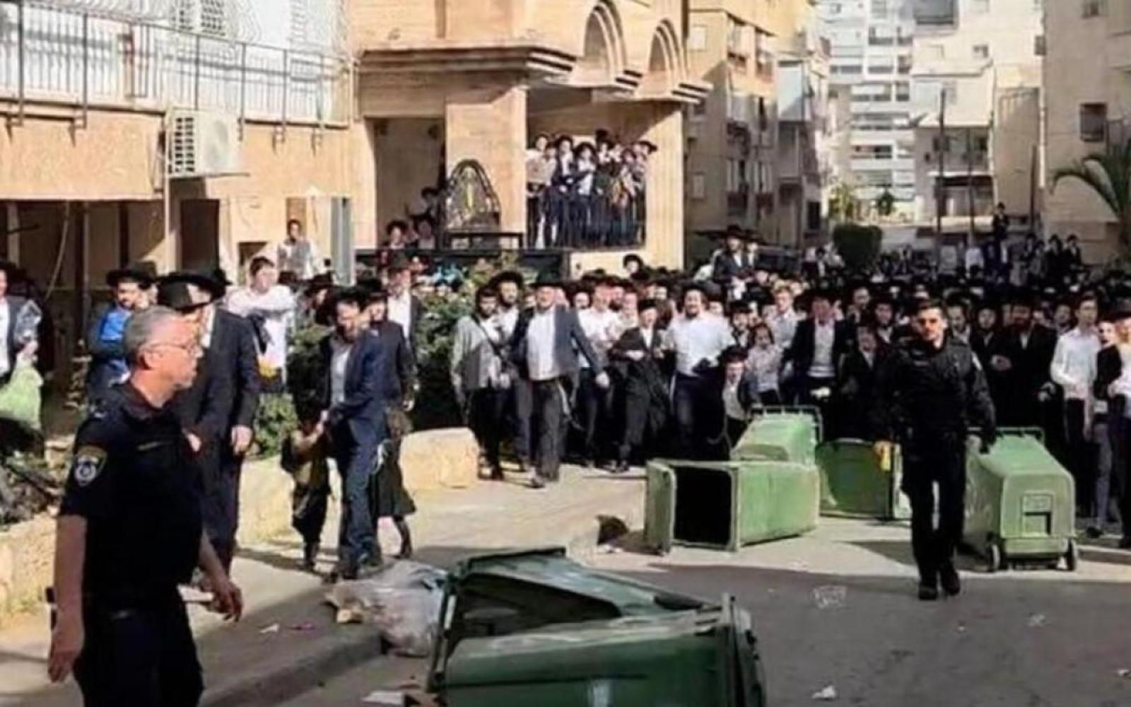 اشتباكات عنيفة في بني براك بالقدس: غضب الحريديم يشتعل ضد تجنيد أبنائهم في الجيش الإسرائيلي