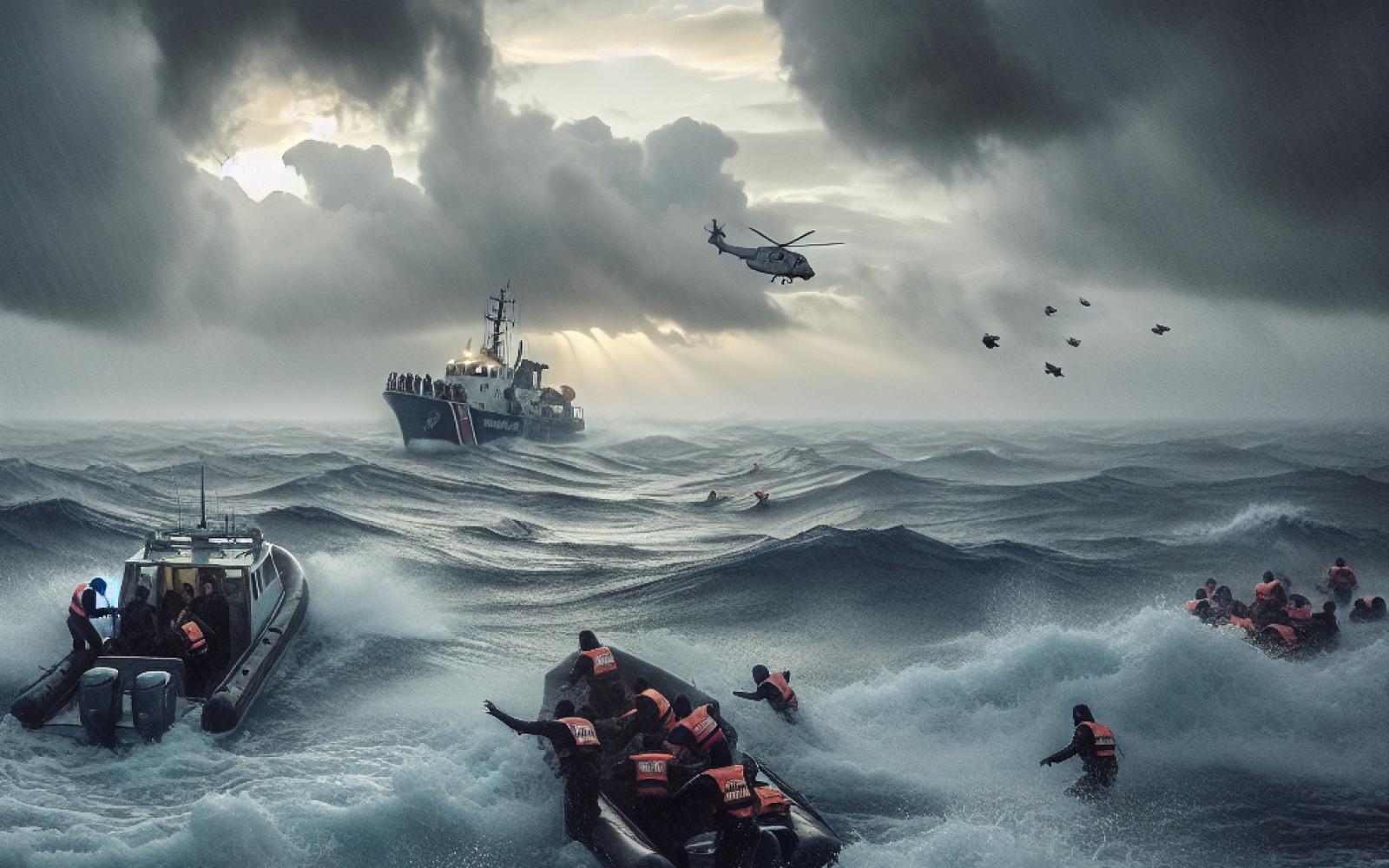 تركيا.. غرق قارب مهاجرين يودي بحياة 18 على الأقل