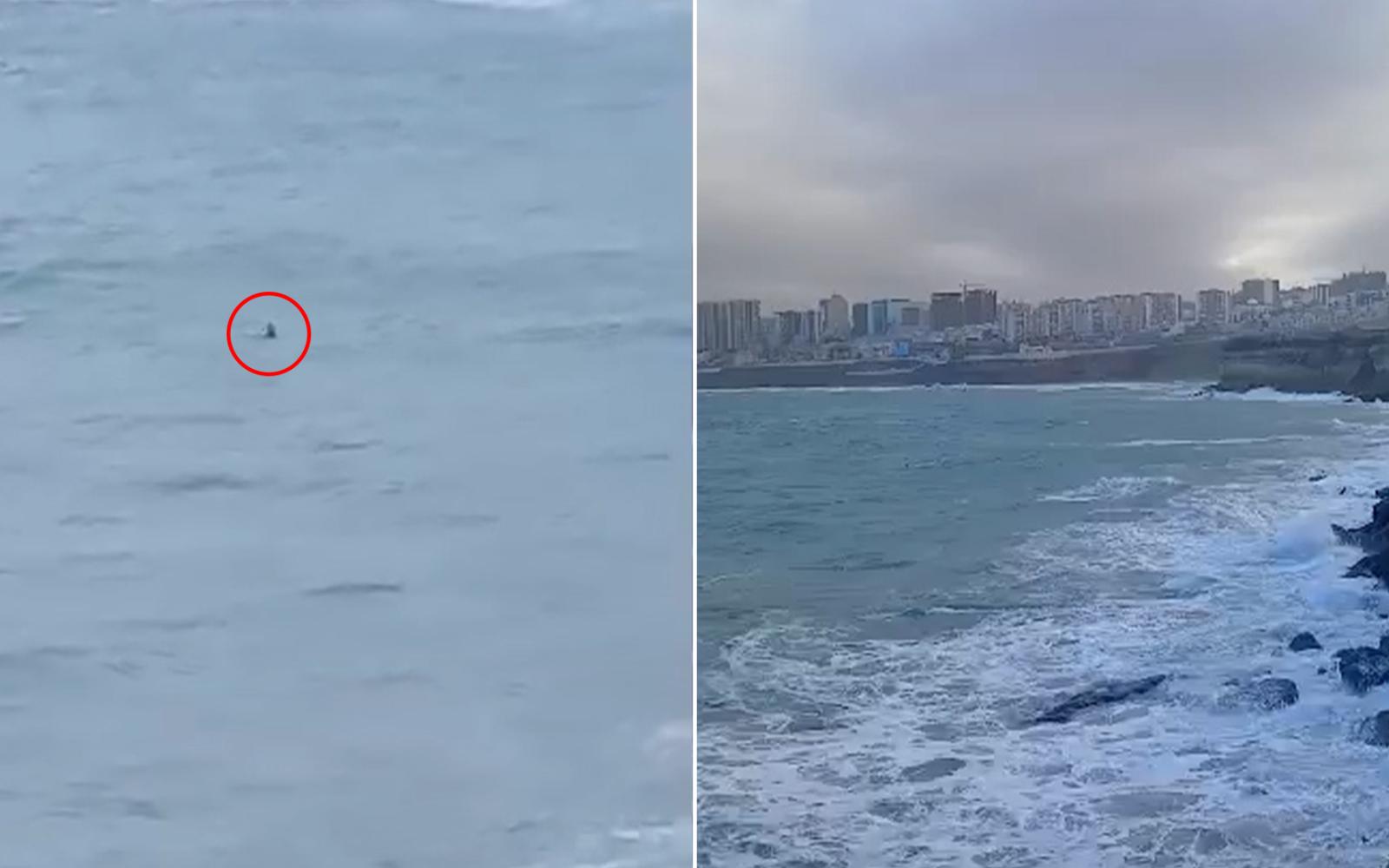 مراهق جزائري يكاد يفقد حياته في مستغانم أثناء التقاط صورة على المنحدرات الصخرية