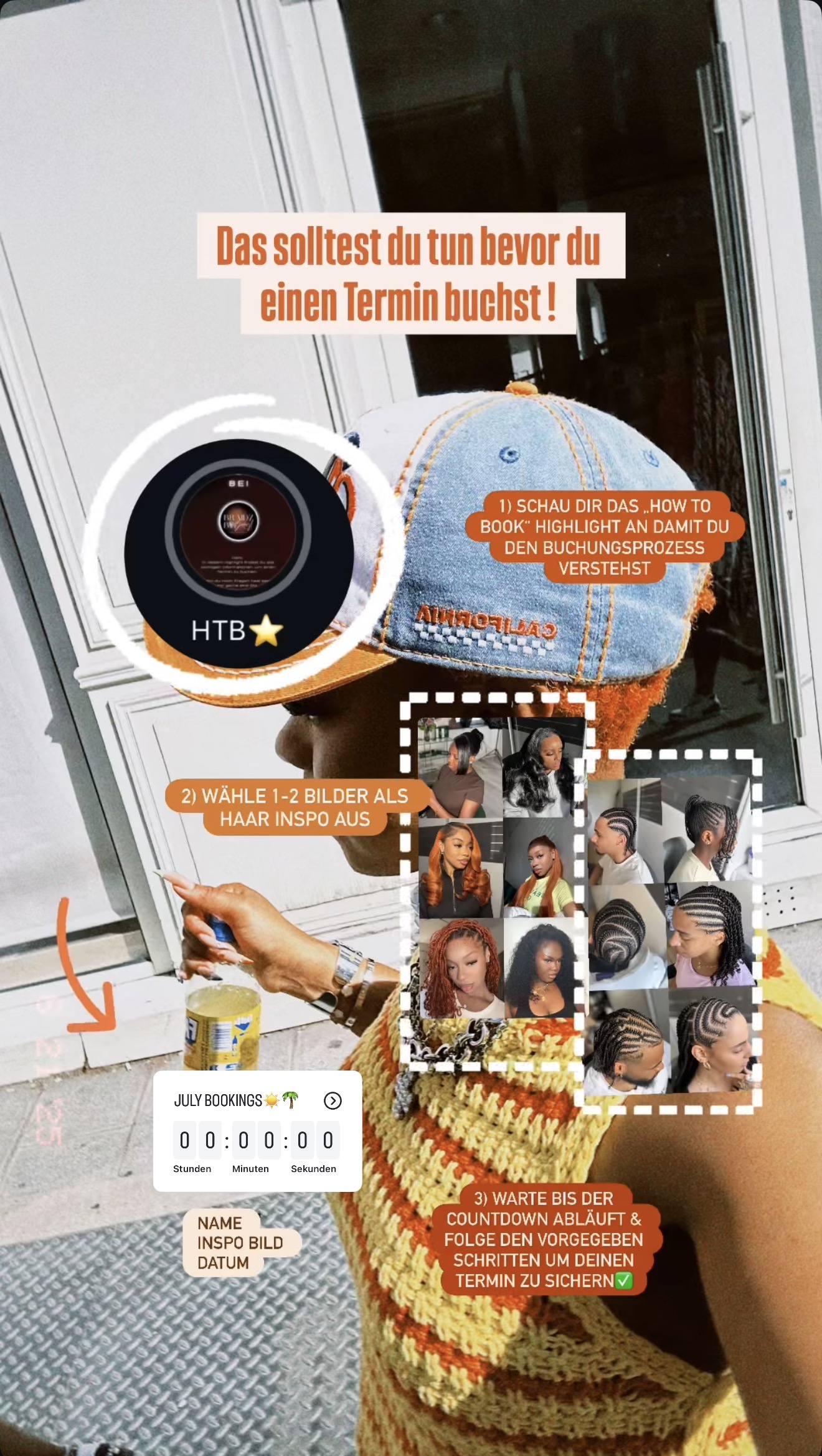 How to book via IG