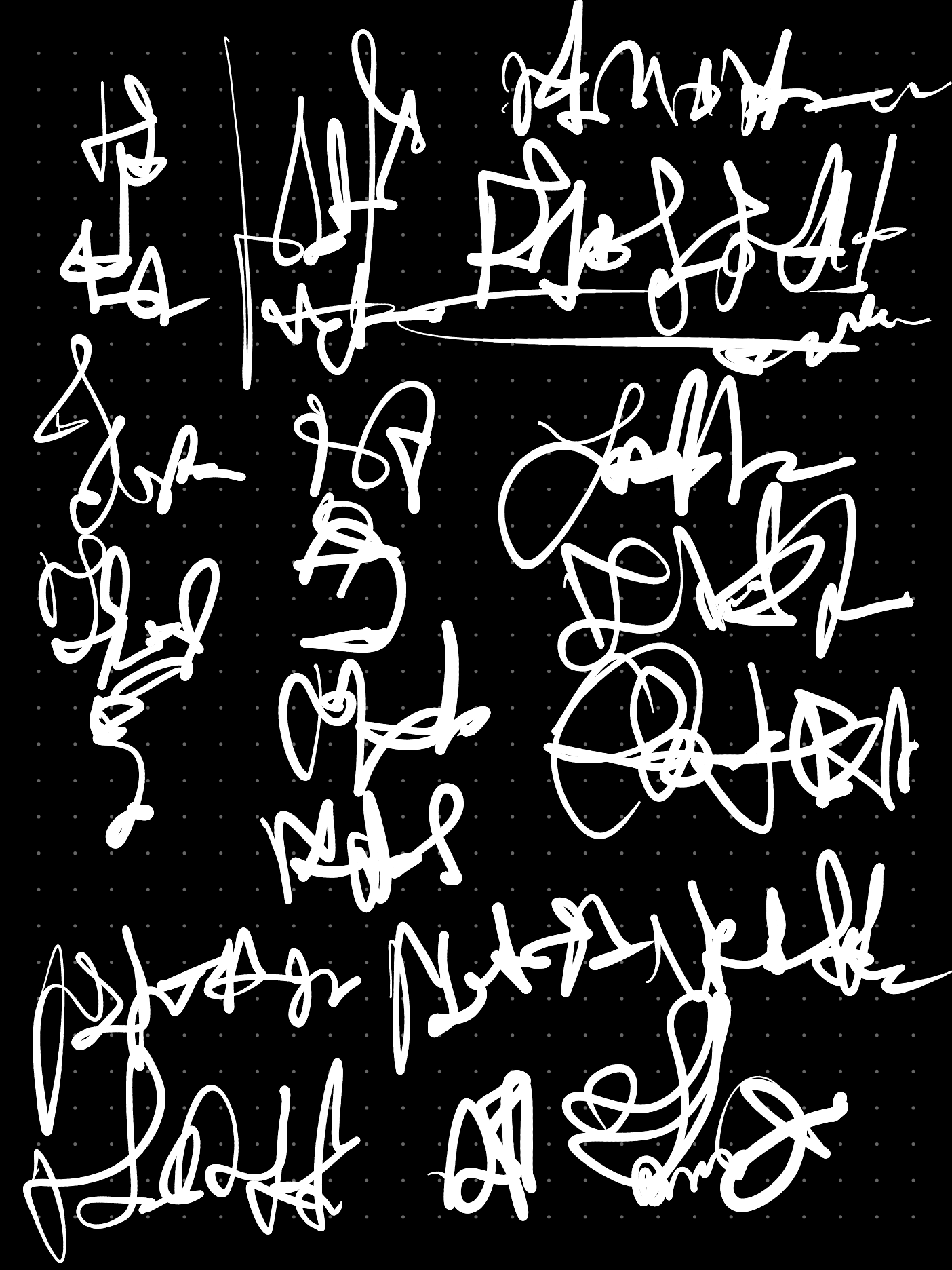 untitled asemic