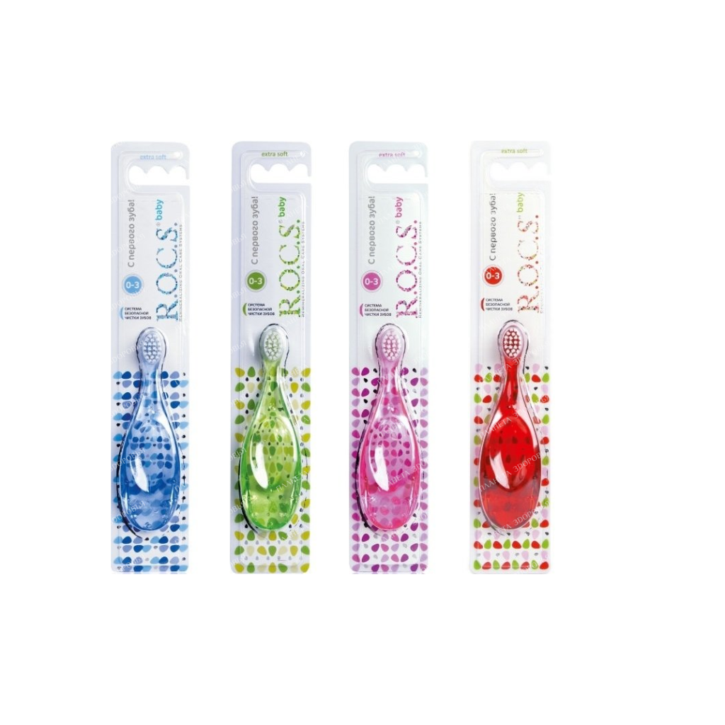 ROCS Toothbrush for children from 0 to 3 years old Baby soft