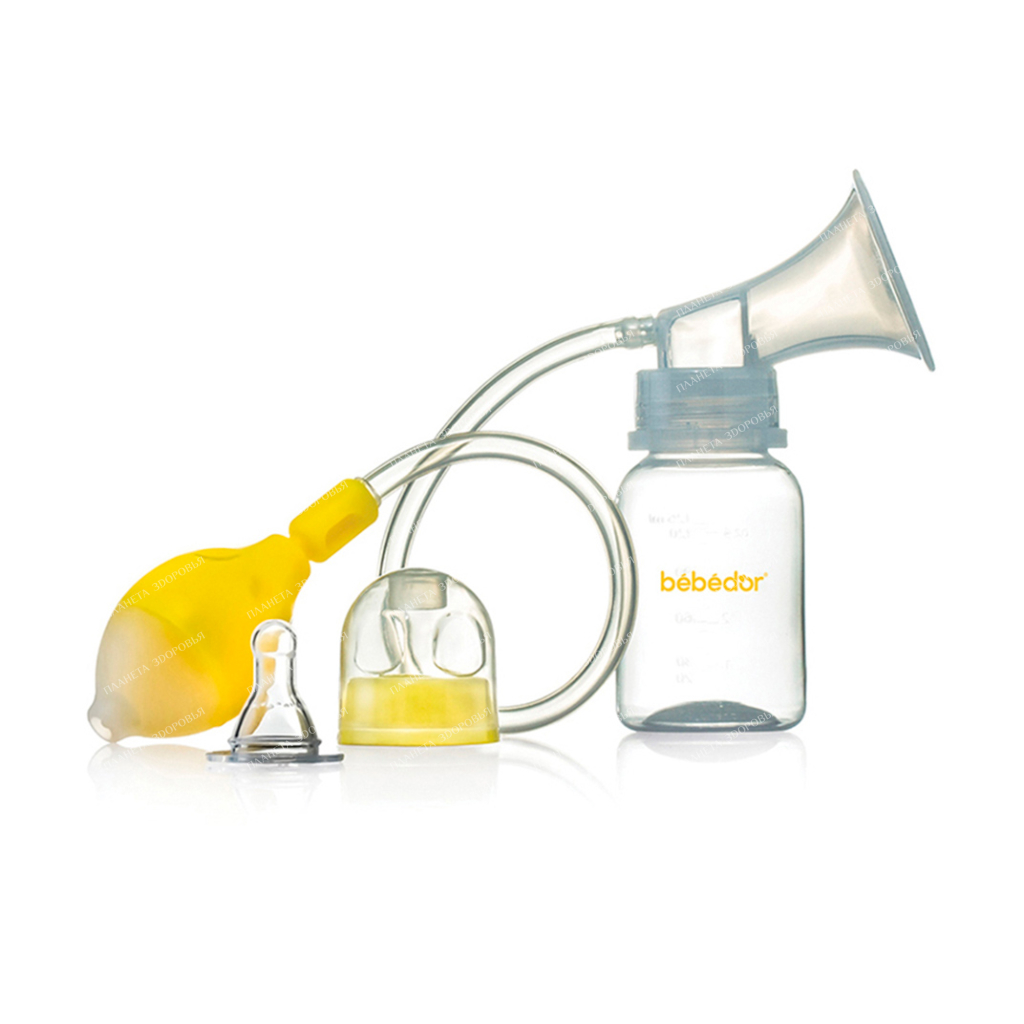 Bebe D'or Manual breast pump with feeding bottle 667
