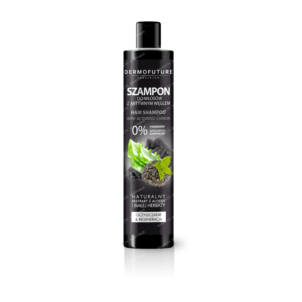 DermoFuture Activated Charcoal Shampoo, 250 ml