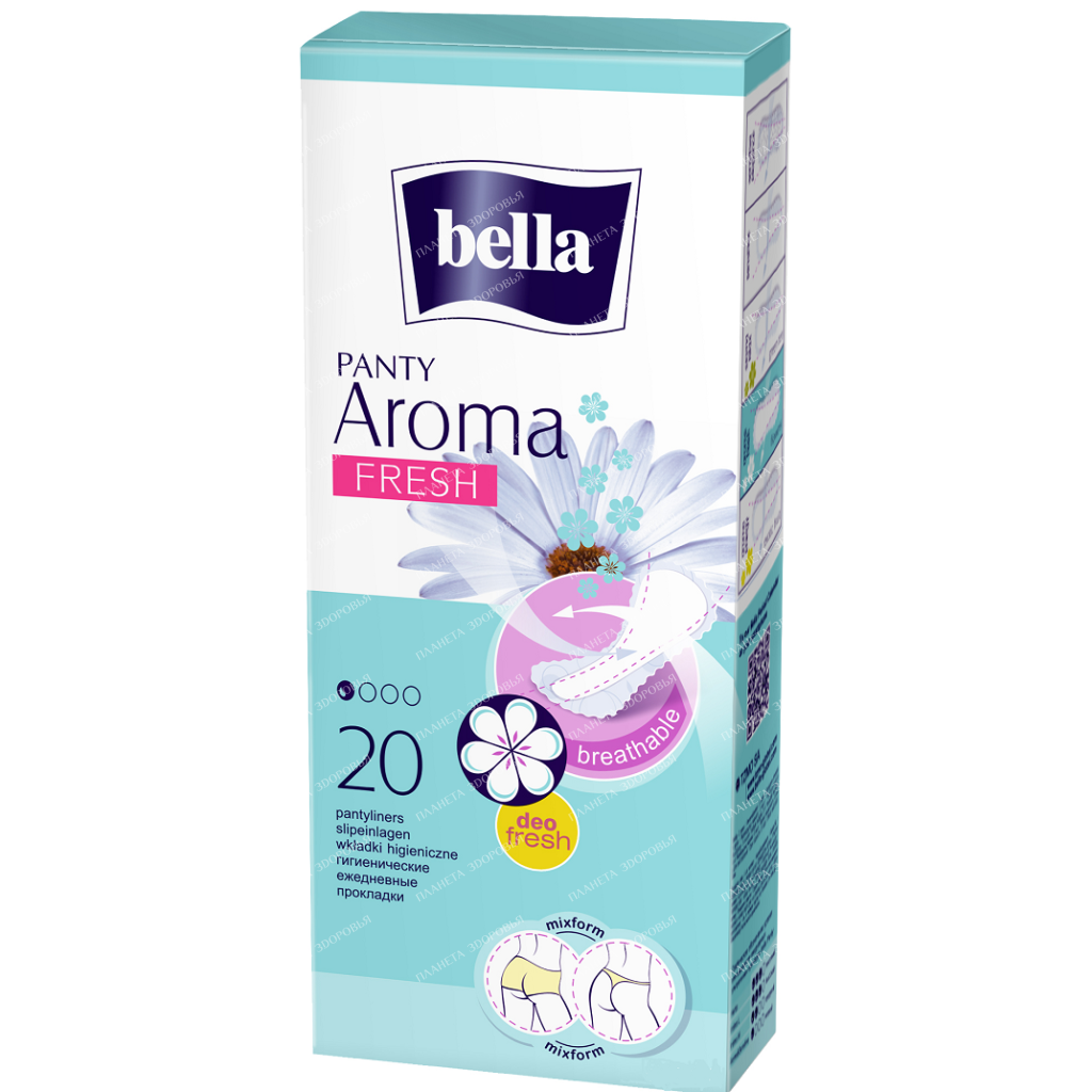 Bella Panty Aroma Fresh Ultra-thin panty liners for women 20 pcs