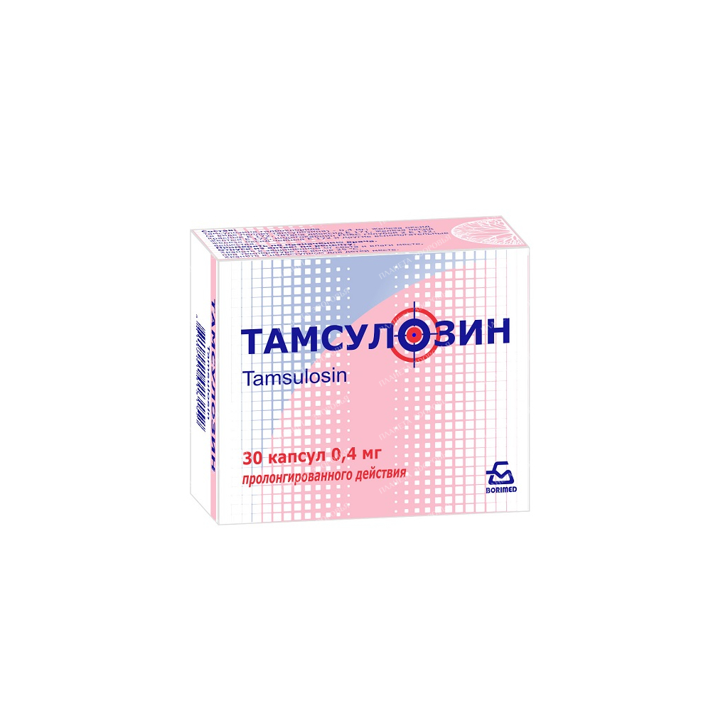 Tamsulosin long-acting capsules 0.4mg №10x3