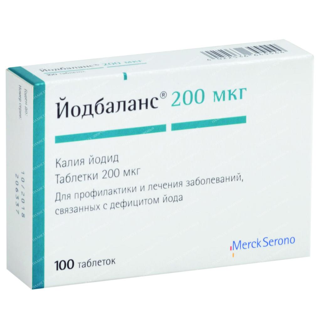 Iodbalance tablets 200mcg №25x4