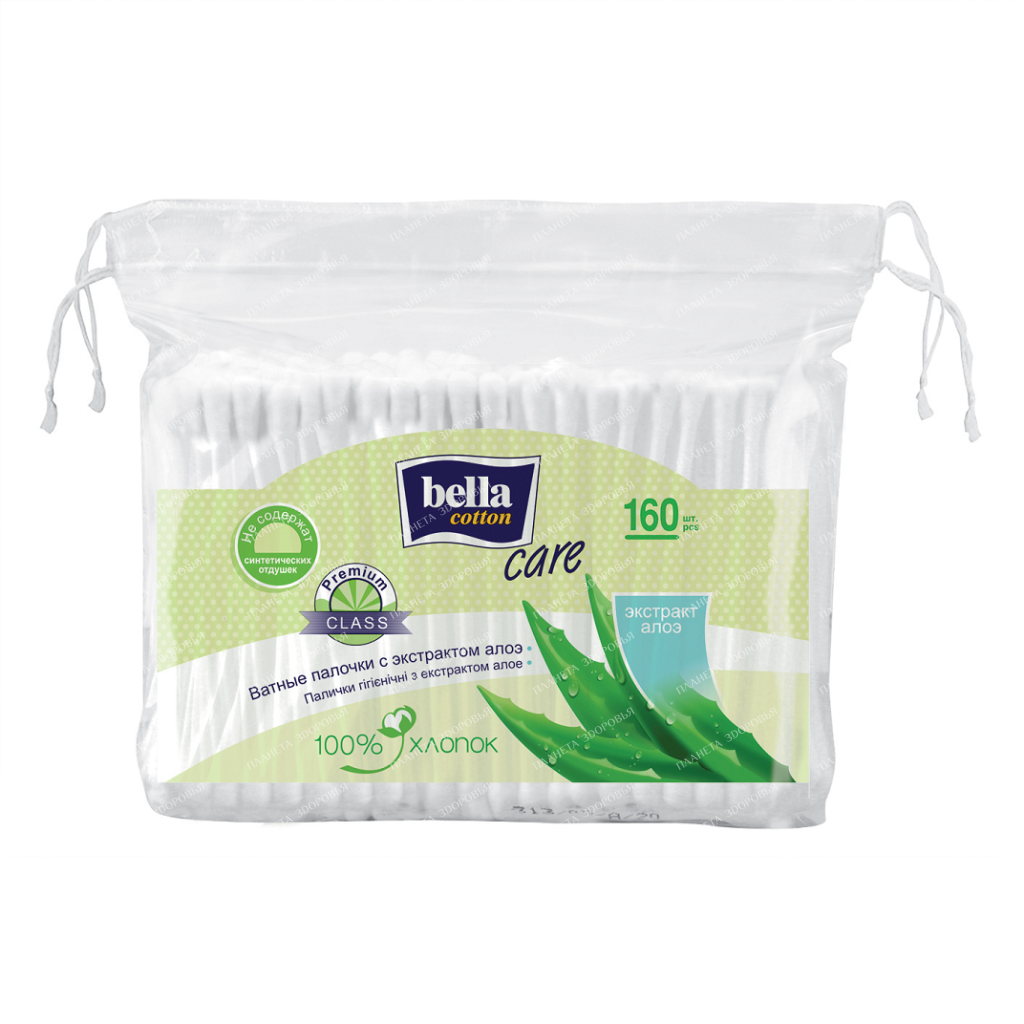 Bella cotton care Cotton buds with aloe extract 160 pcs