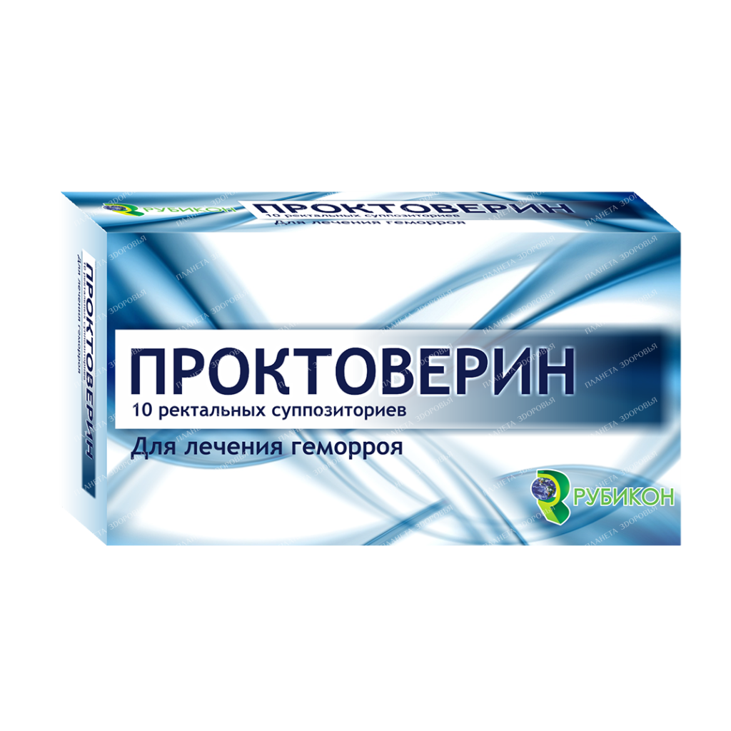 Proktoverin rectal suppositories №5х2