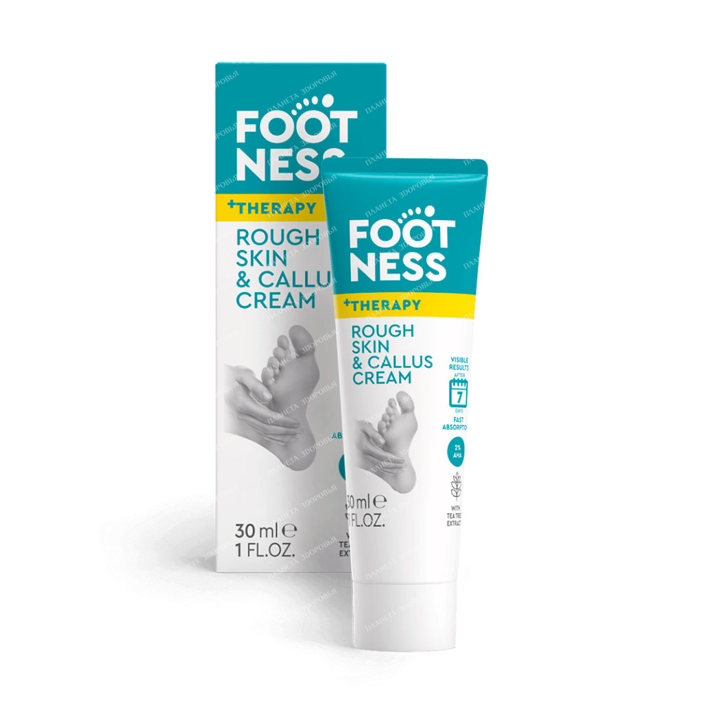 Foot Ness Cream against corns and rough skin of the feet, 30ml