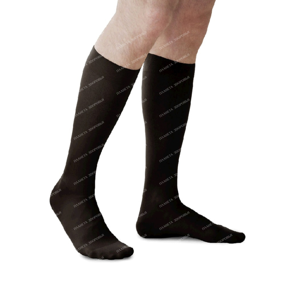 Stockings medical compression below a knee 1 kl.k. with toe m.3002 r.4 (L) height2 black
