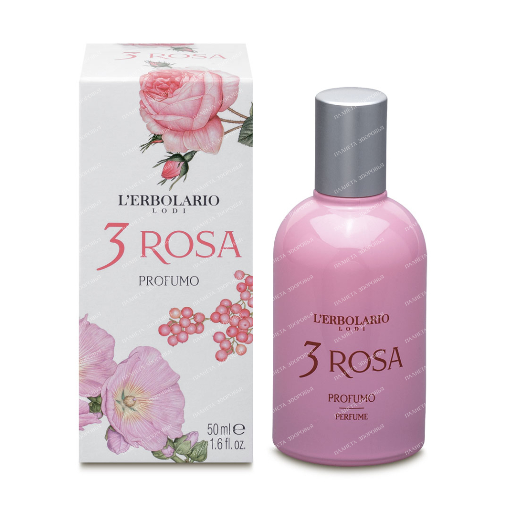 L'Erbolario "3 ROSES" Eau de Parfum, 50 ml