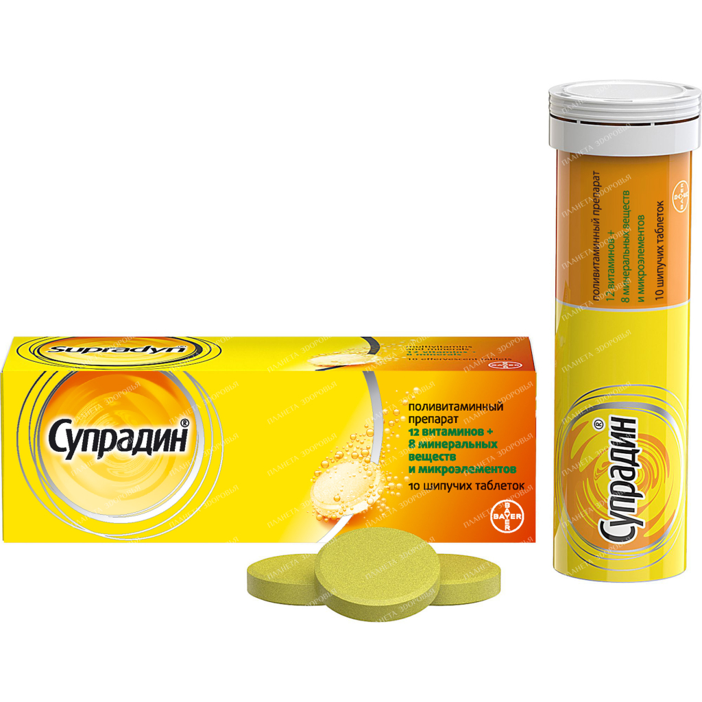 Supradin effervescent tablets in foil No. 10 No. 1