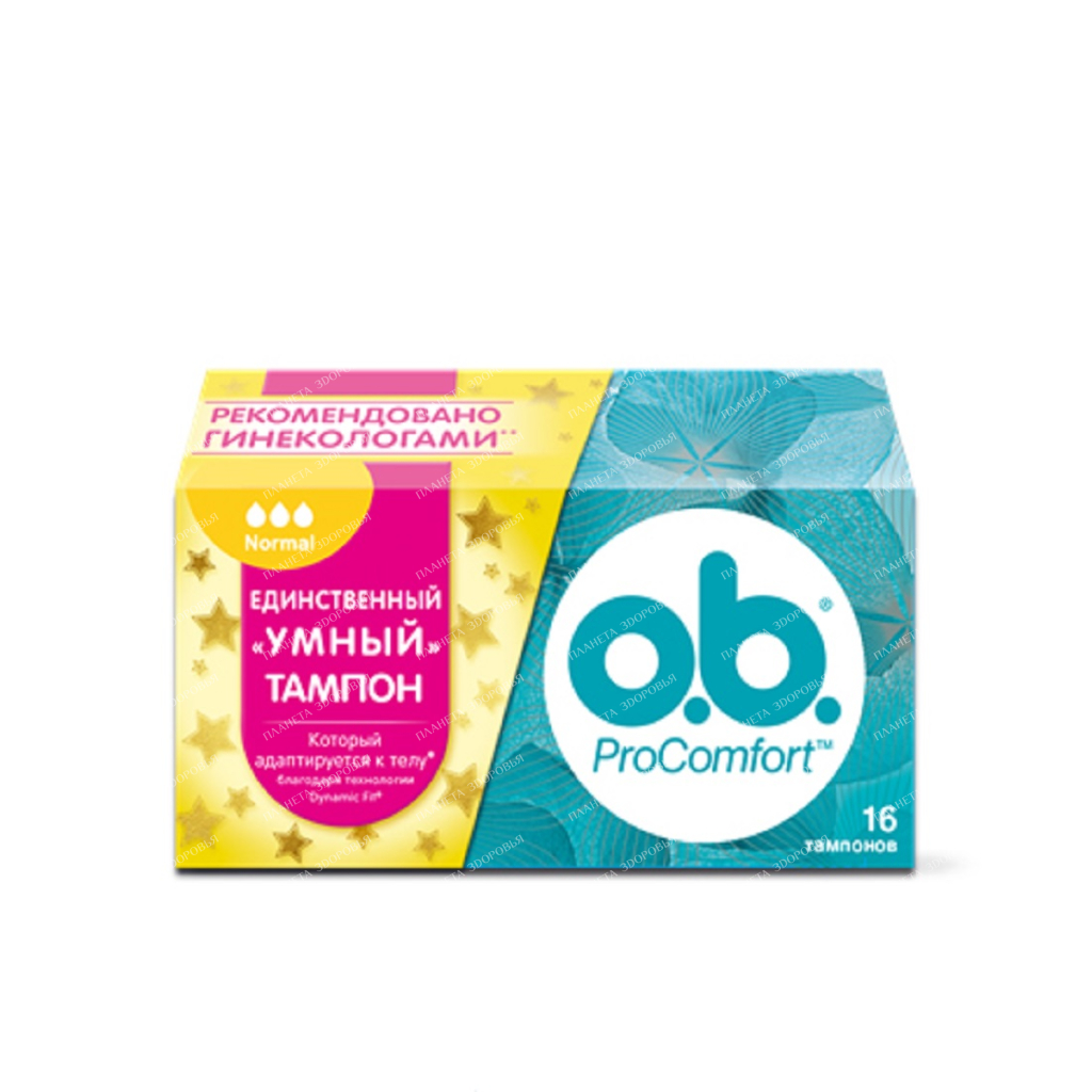 ob ProComfort Normal Tampons for women, 16 pcs