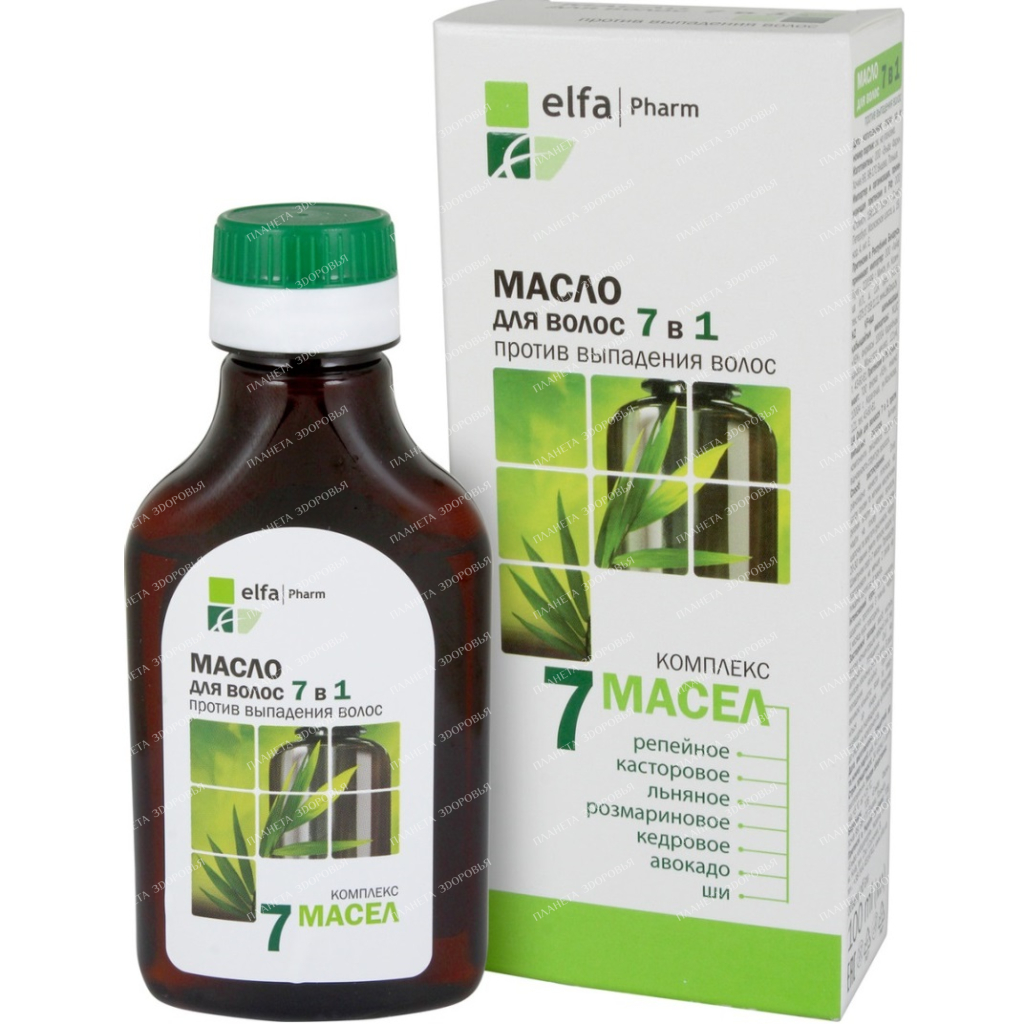 Elfa Pharm Hair oil 7in1 against hair loss, (7 oils) 100 ml