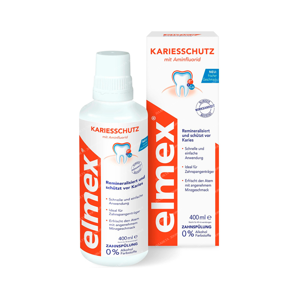 Elmex Caries Protection Mouthwash, 400 ml