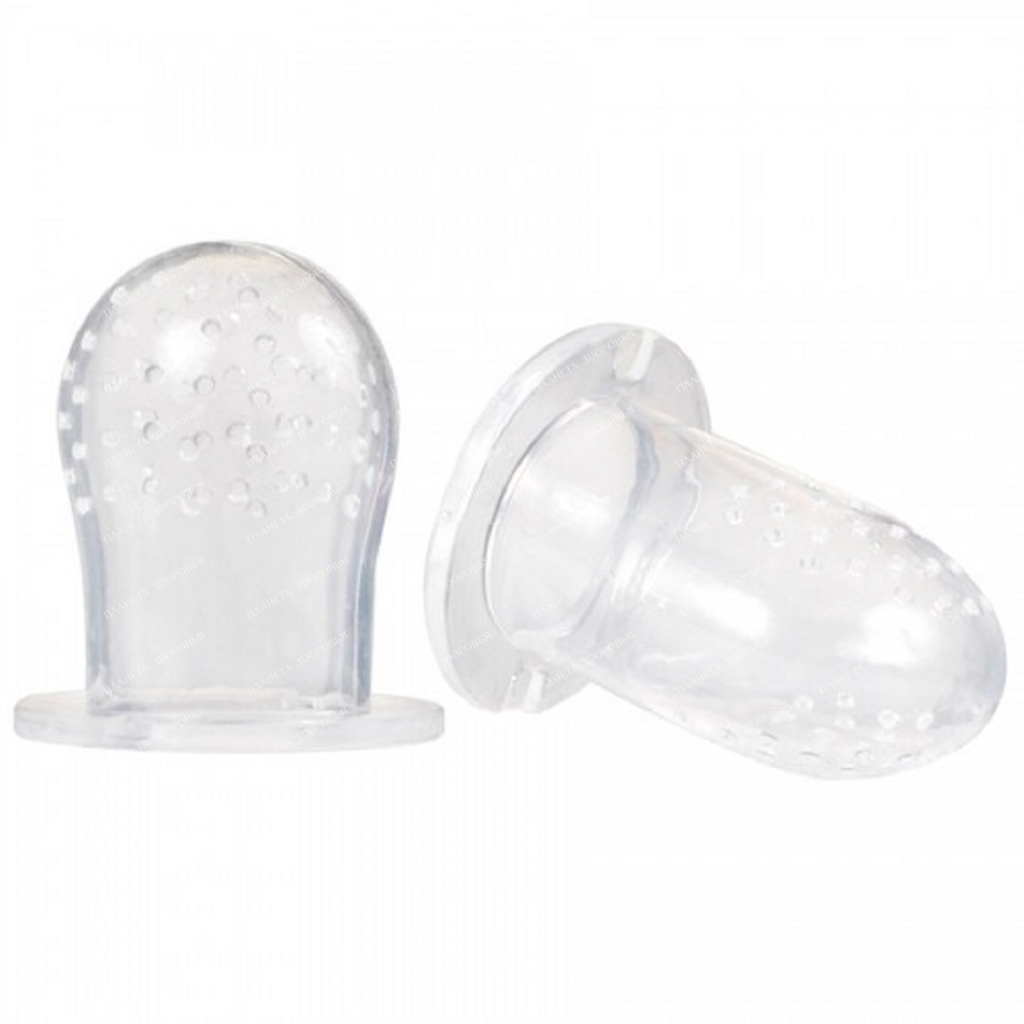 POMA Replaceable silicone nozzles for chewing "Vkusnyashka", 4+, art. 3115, 2 pcs.