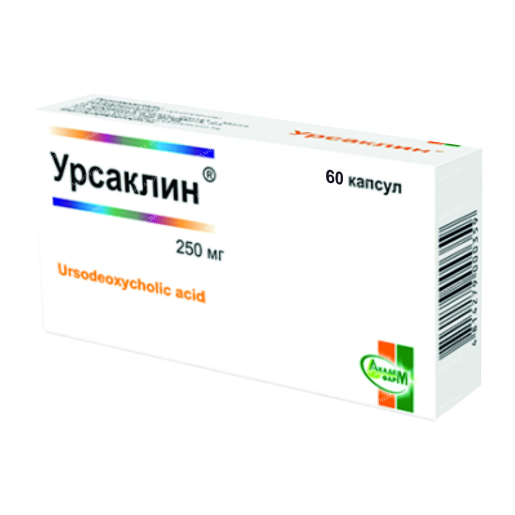 Ursaklin capsules 250mg №10x6