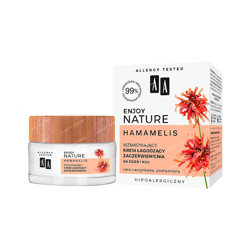 AA ENJOY NATURE HAMAMELIS Firming Redness Soothing Day-Night Cream 50 ml