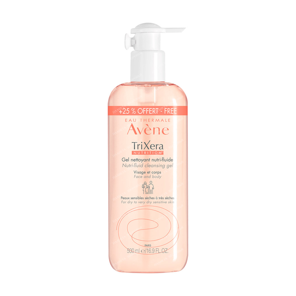 AVENE TriXera Nutrition Light Nourishing Cleansing Gel 500 ml