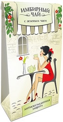 Green Side Ginger tea with green tea, 20 Pak. 1.5 g each