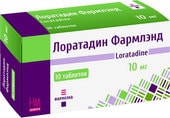 Farmland Loratadin-Farmland, 10 mg, 10 tab.
