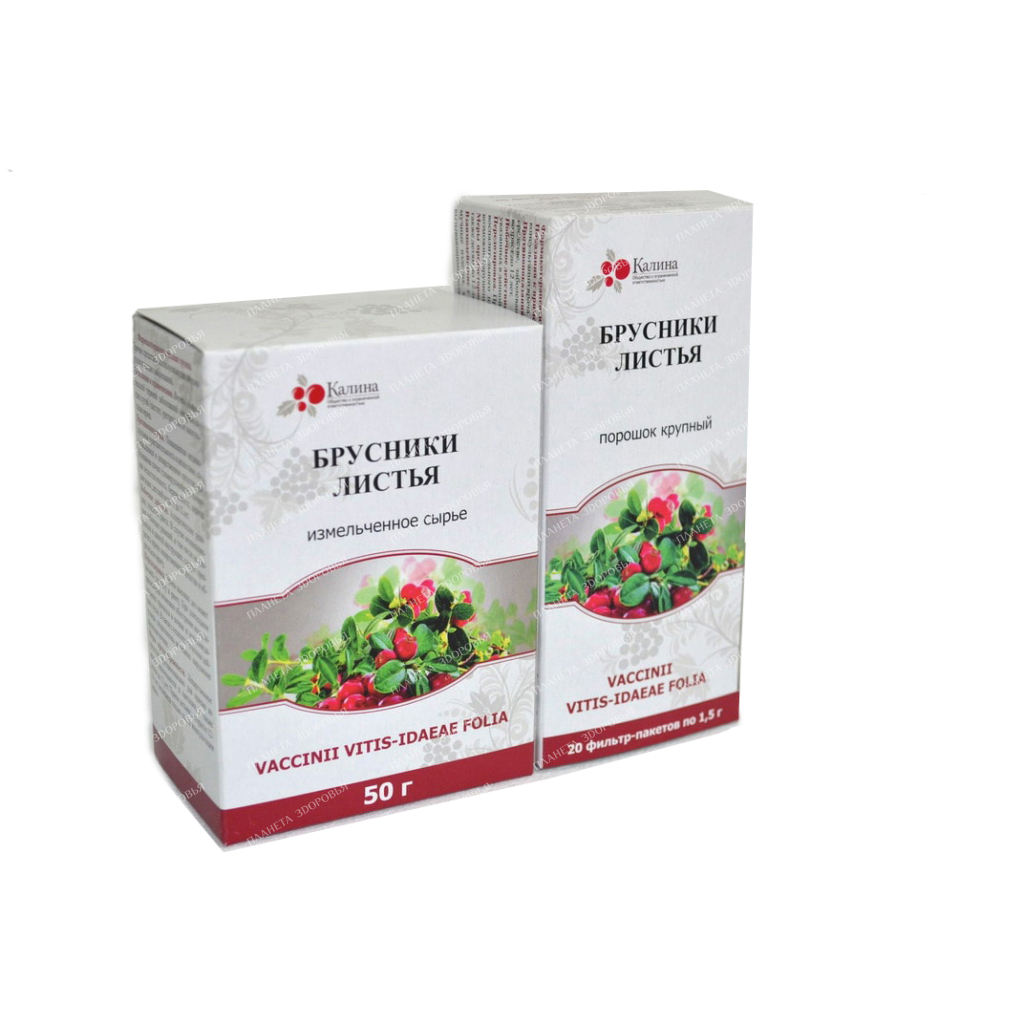 Lingonberry leaves powder large 1.5g in filter bags №20