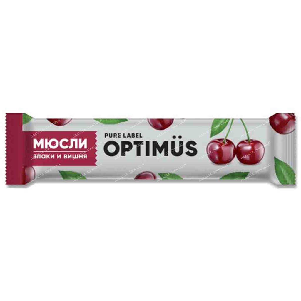 Muesli bar "Optimus" cereals and cherry 25g