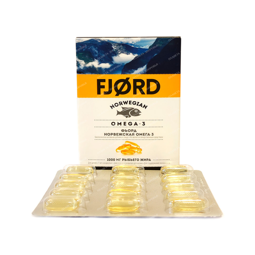 Fjord Norwegian Omage-3 capsules №60