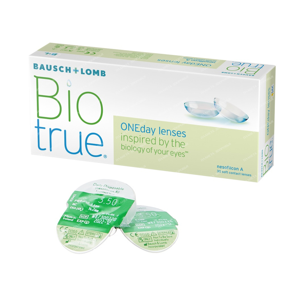 Soft contact lenses Biotrue ONEday (nesofilcon A) -2.50