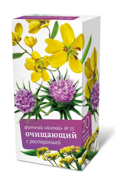 Altai Herbal Tea #35: Milk Thistle Cleansing Tea (20 Bags)