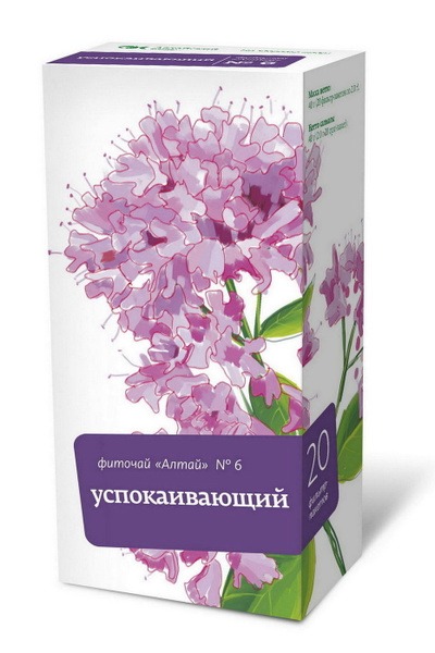 Altai Herbal Tea #6 Calming, 20 Tea Bags
