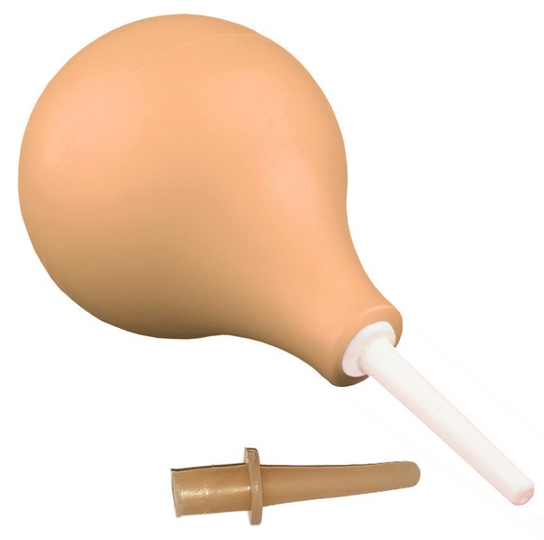 Rubber Enema Bulb Syringe B-6, 200ml, Dual Tip