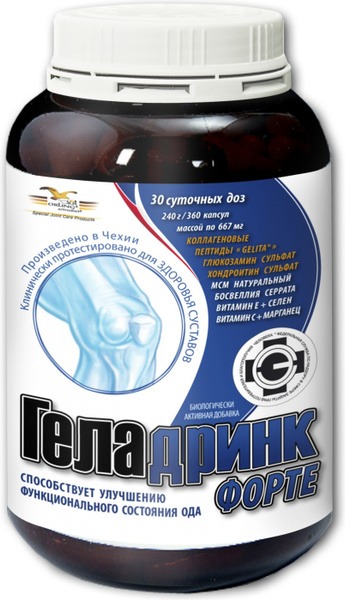 Geladrink Forte 240: 360 Capsules