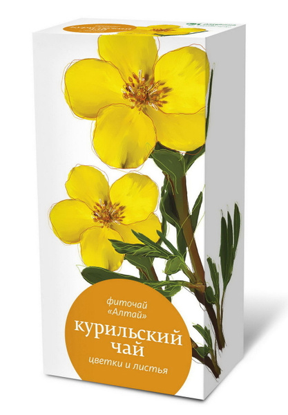 Altai Kuril Tea: 20 Herbal Tea Bags (Flower &amp; Leaf)