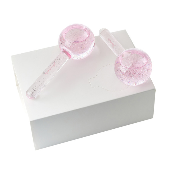 Cryo Face Globes: Pink Ice Globes for Facial Rejuvenation