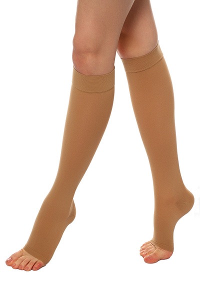 Compression Socks Tonus Elast Dark Beige, Class 2