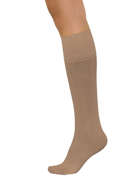 Beige Compression Socks, Class 1 Compression