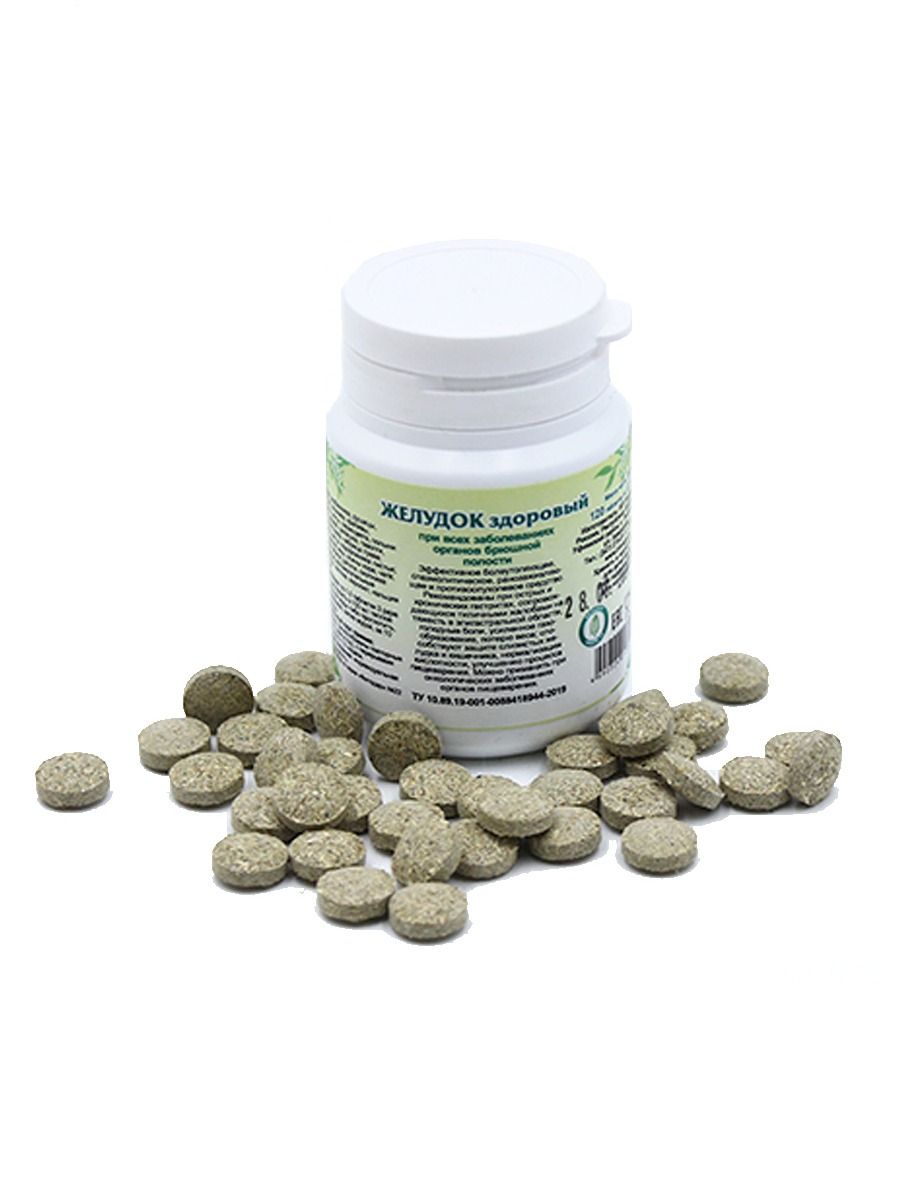 Healthy Stomach Herbal Tablets for Gastritis & Ulcers - Gordeev's "Path to the Temple" - 90 Tablets