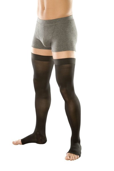 Ergoforma Black Compression Stockings (Class 2, 2 Pack)