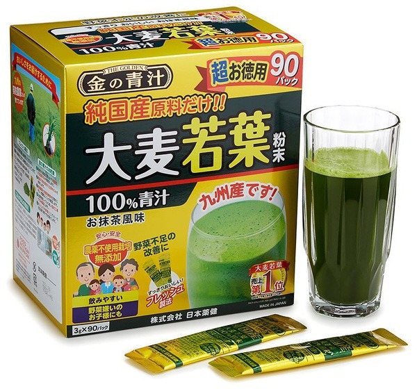 Aojiro Japanese Barley Juice Vitamin Drink (90 Sachets)