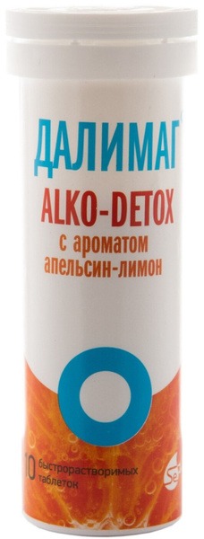 Dalimag Tab Fast-Dissolving Orange/Lemon Tablets (4g x 10)