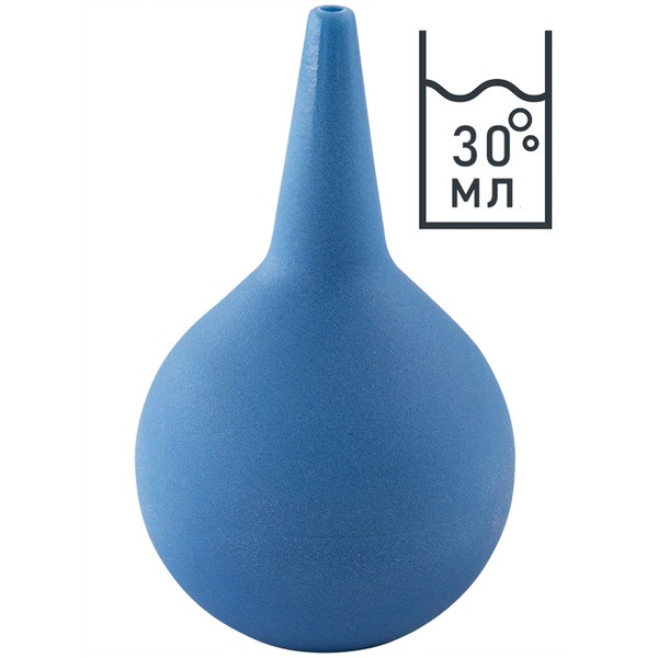 Alphaplastic PVC Enema Syringe with Soft Tip, 30ml