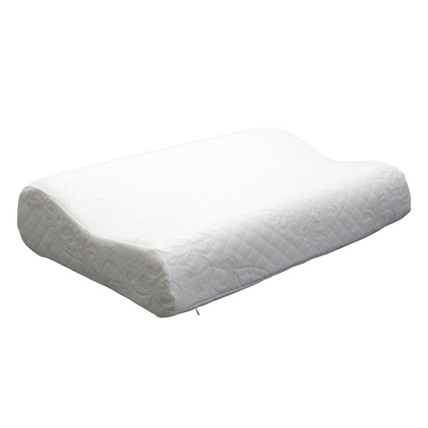 Orthopaedic Pillow: Neck &amp; Back Pain Relief, Memory Foam, Dual Rollers (12cm &amp; 14cm)